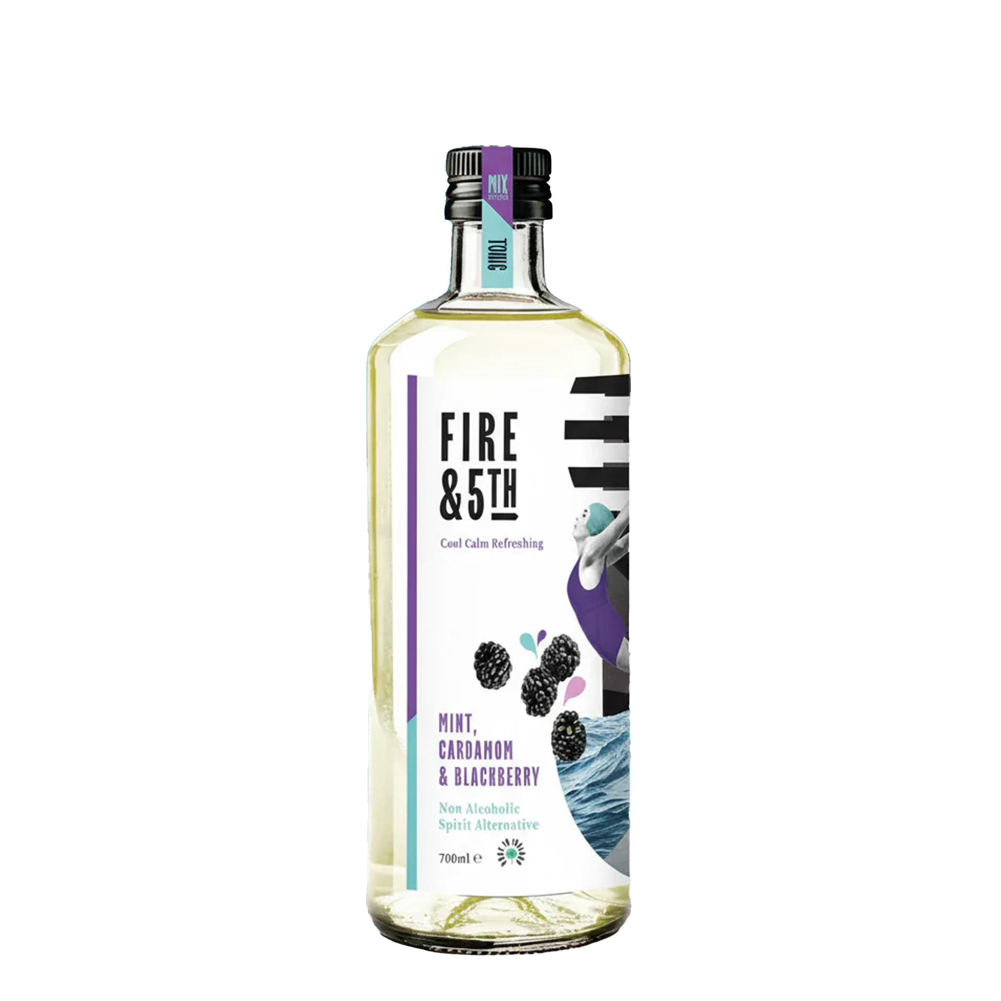 Fire & 5th Mint Cardamom & Blackberry Non Alcoholic Aperitif
