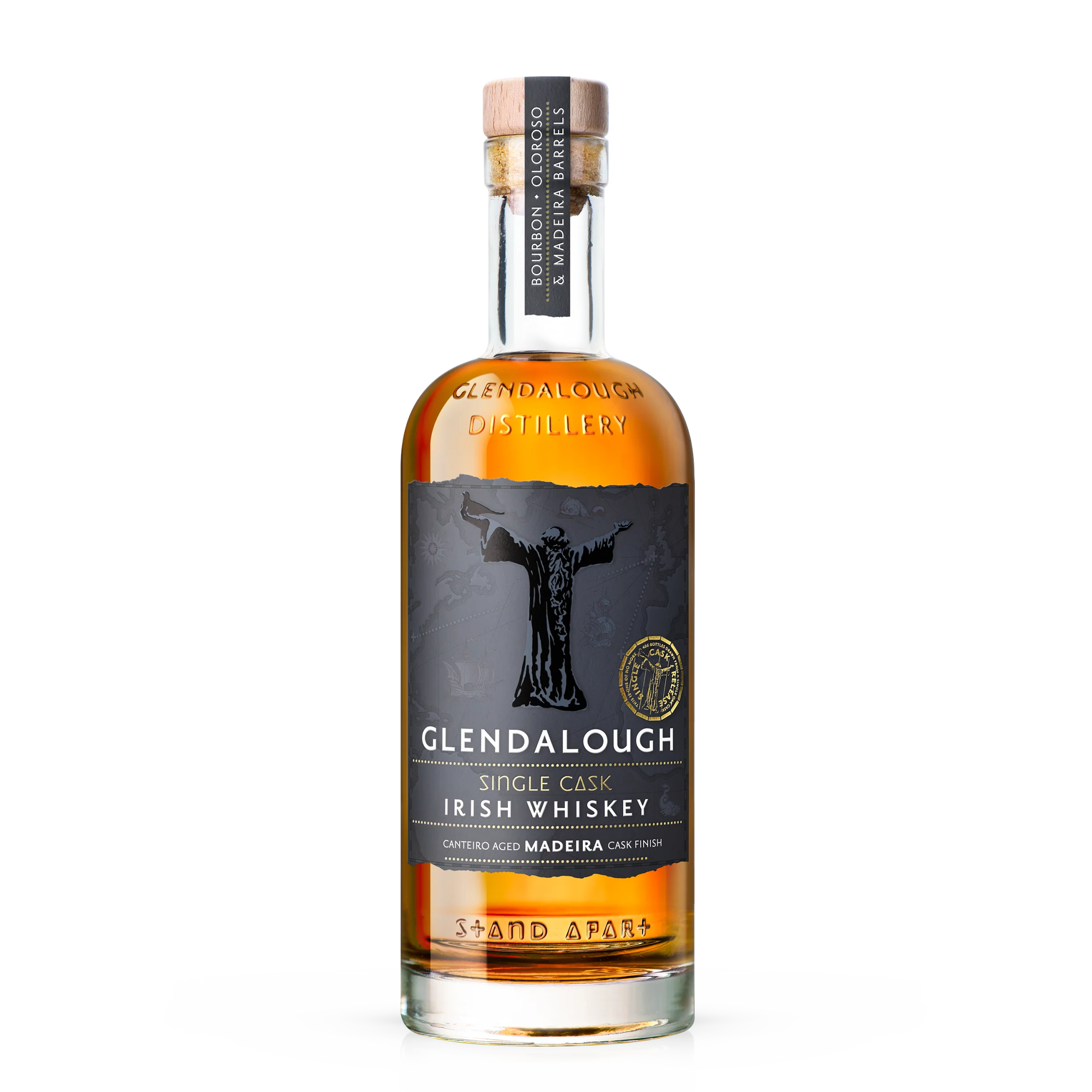 Glendalough Single Grain Madeira Cask Finish Whiskey