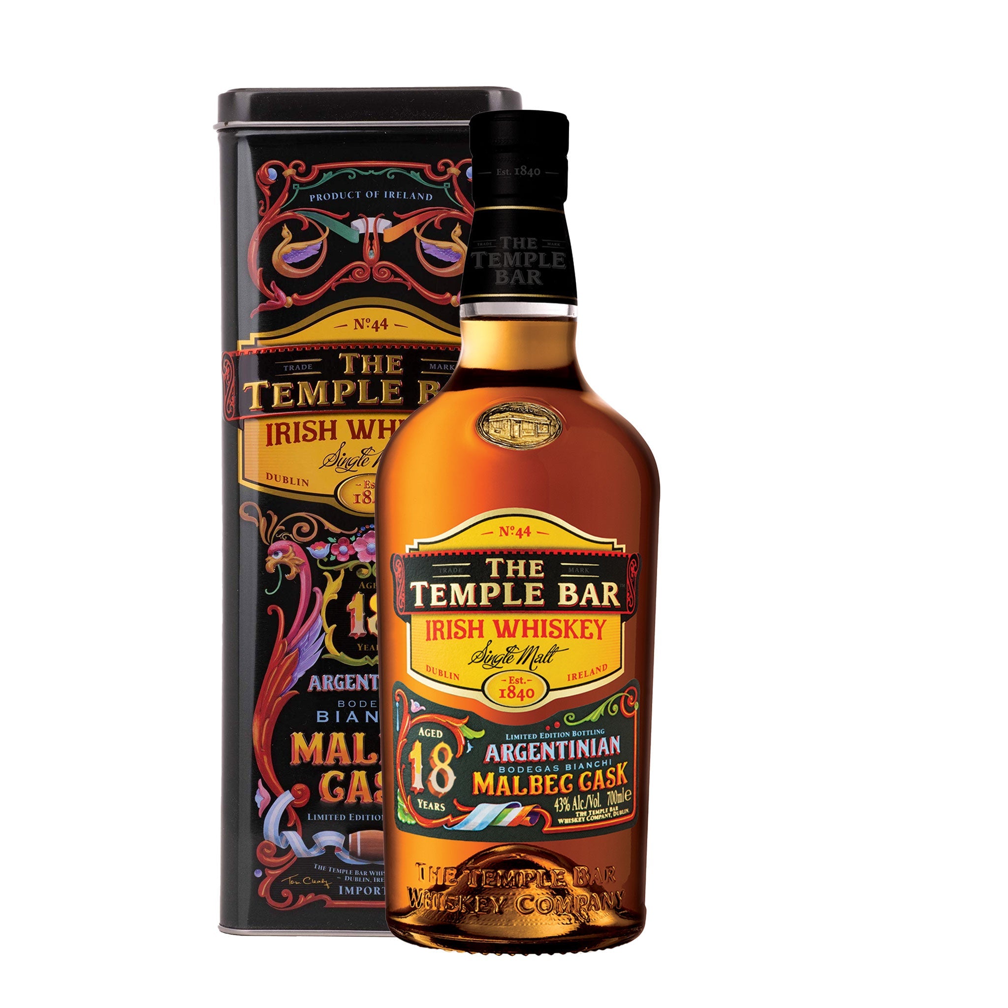 Temple Bar Malbec Cask 18 Years Whiskey