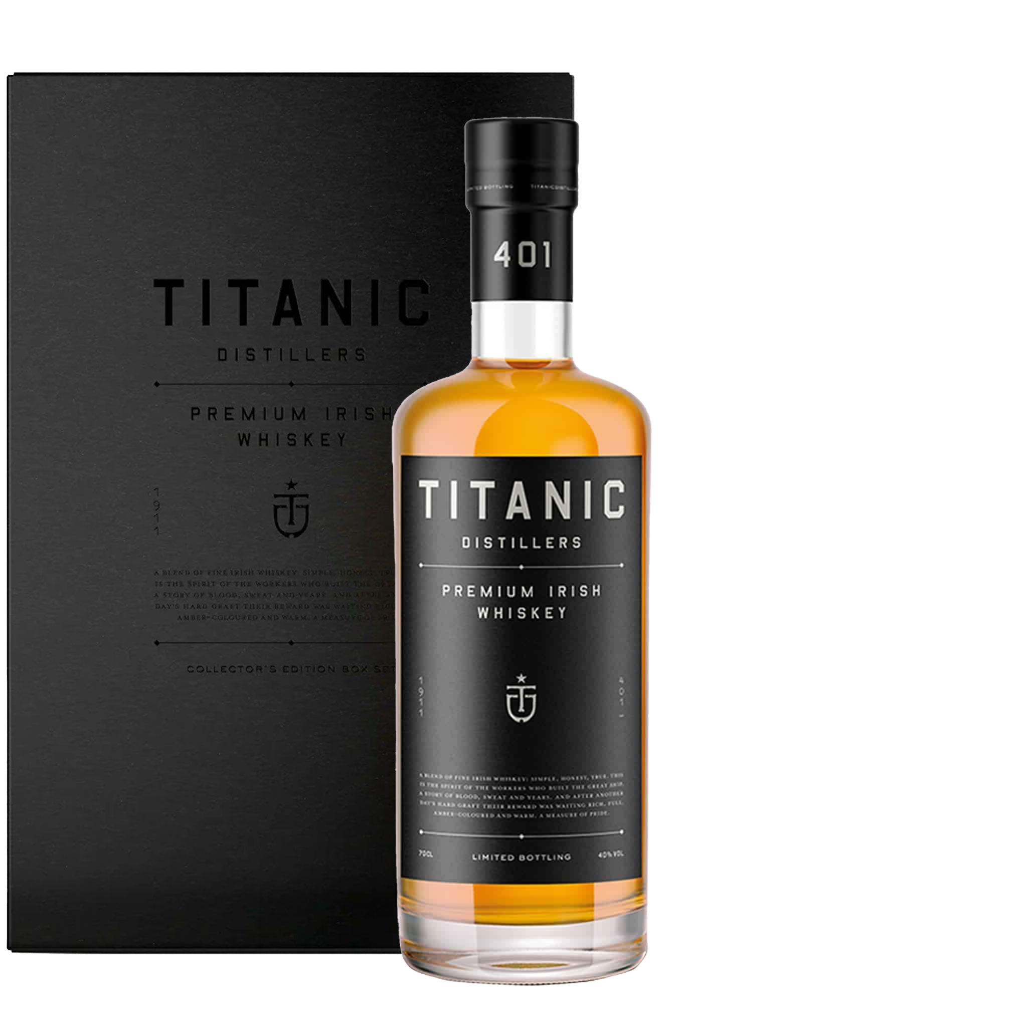 Titanic Distillers Premium Irish Whiskey Collectors Edition Box Set