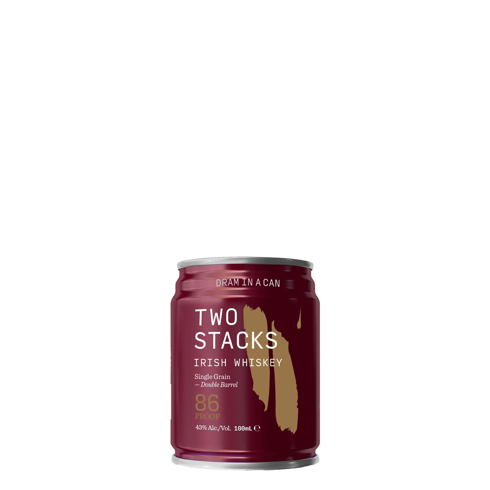 Two Stacks Dram In A Can Single Grain Whiskey
