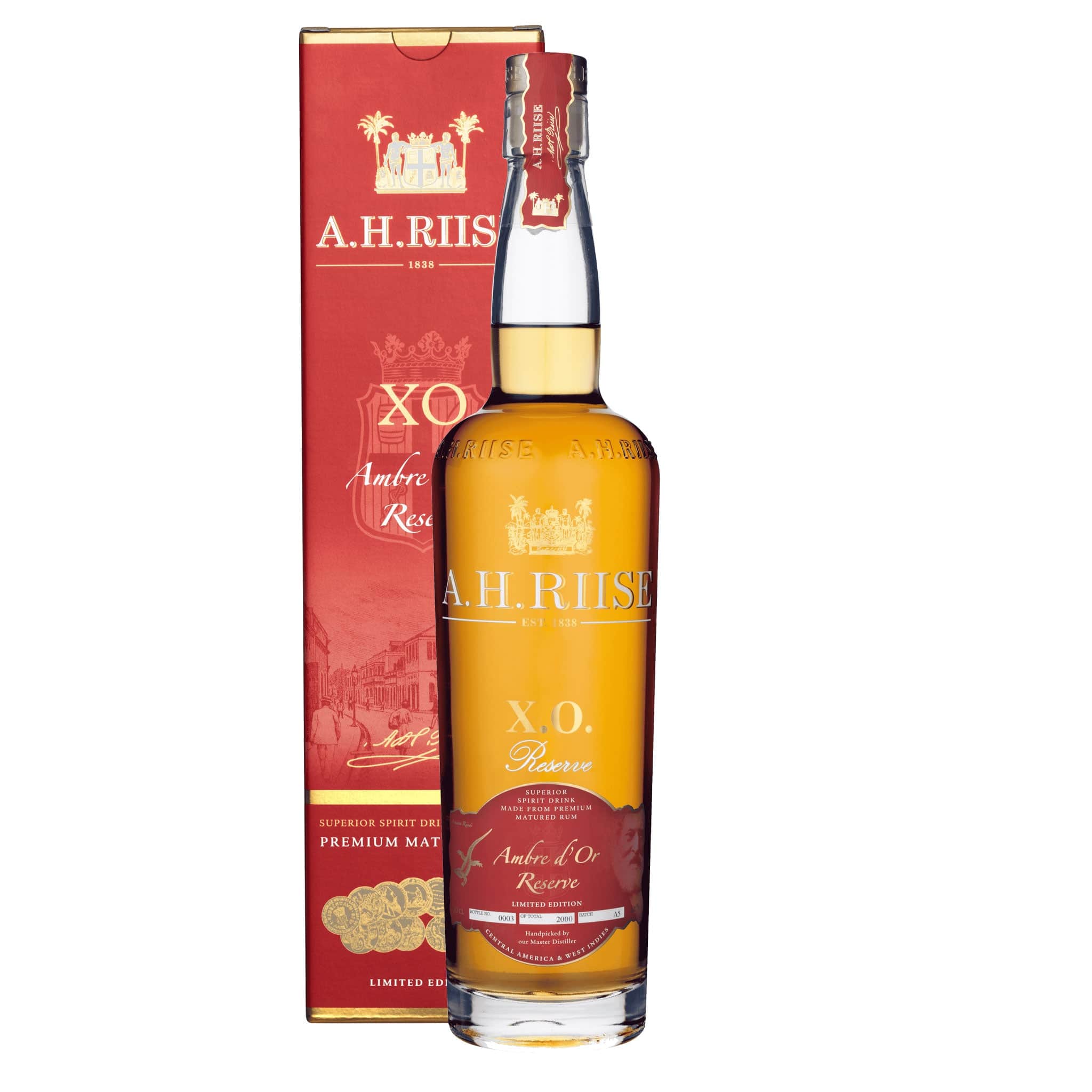 A.H. Riise XO Ambre d'Or Reserve Rum