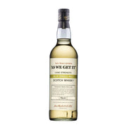 As We Get It Islay Whisky