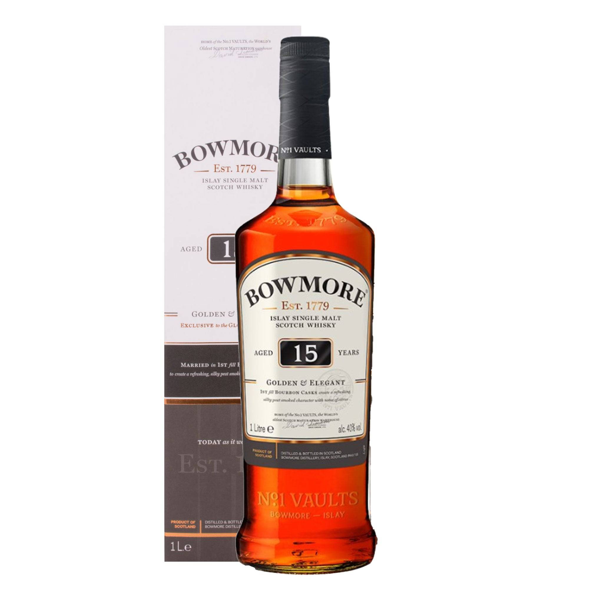 Bowmore 15 Years Golden & Elegant Whisky