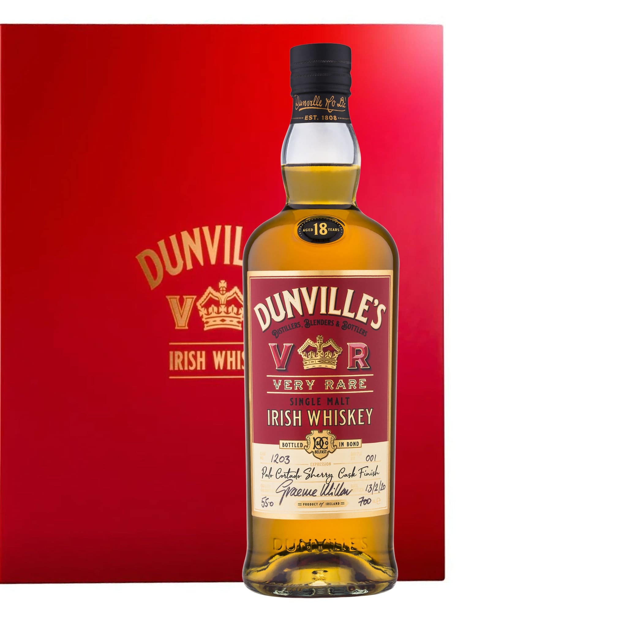 Dunvilles VR 18 Years Port Mourant Rum Cask Finish Gift Set