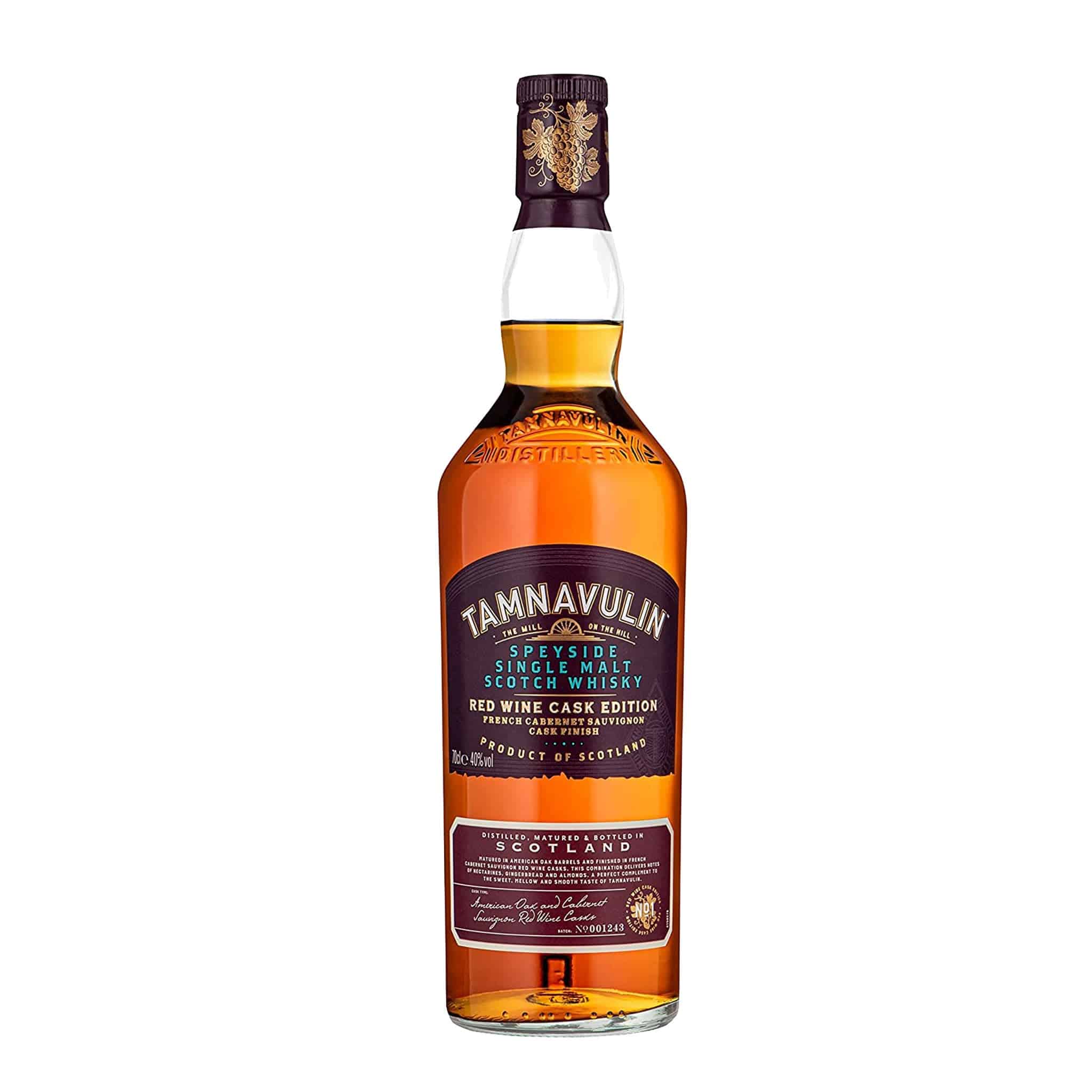Tamnavulin Red Wine finish French Cabernet Sauvignon Whisky