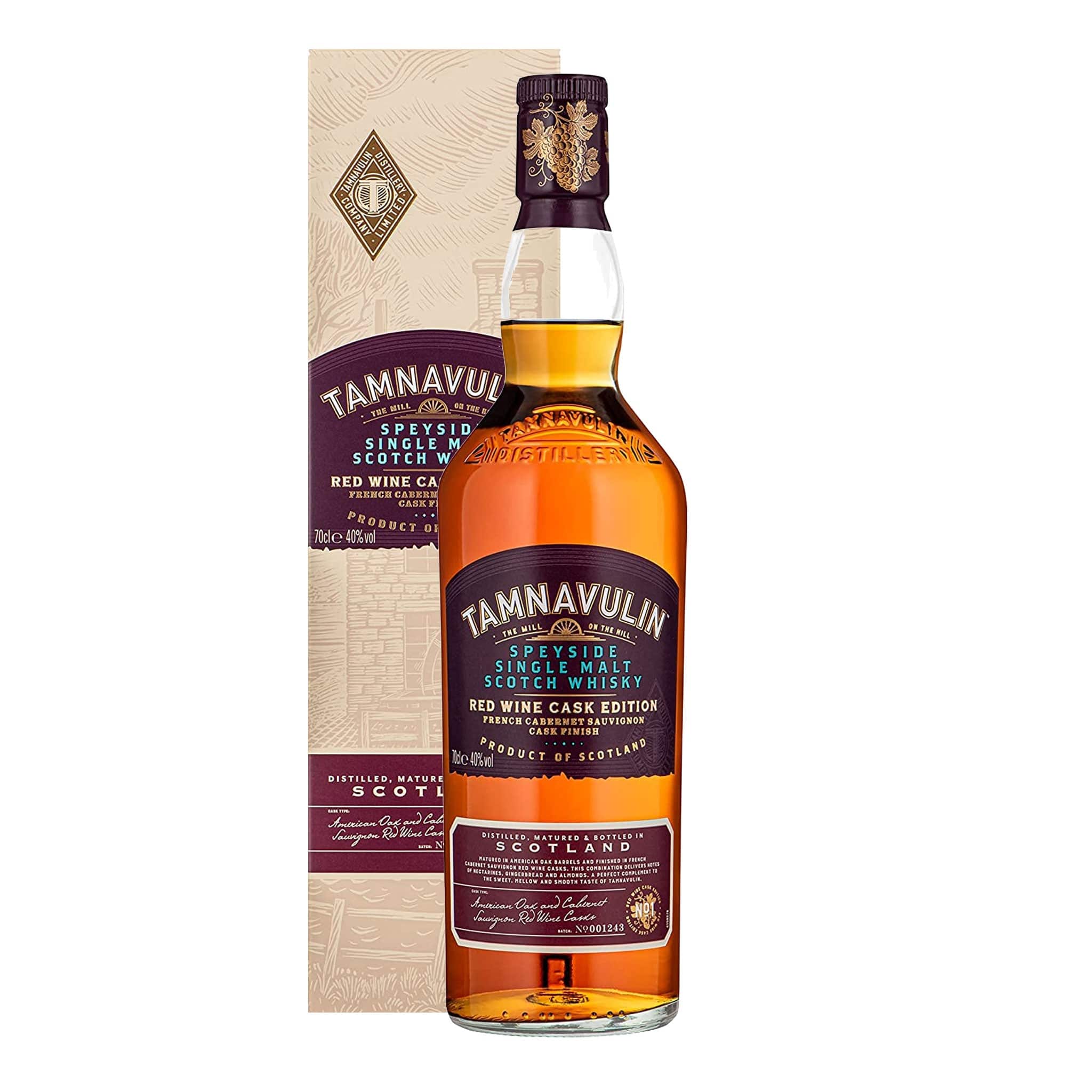 Tamnavulin Red Wine finish French Cabernet Sauvignon Whisky